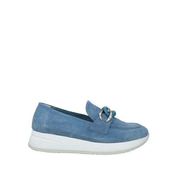 【送料無料】 メルーゾ レディース スリッポン・ローファー シューズ Loafers Blue｜asty