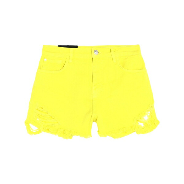 【送料無料】 ツインセット レディース デニムパンツ ボトムス Denim shorts Yellow 13,125円