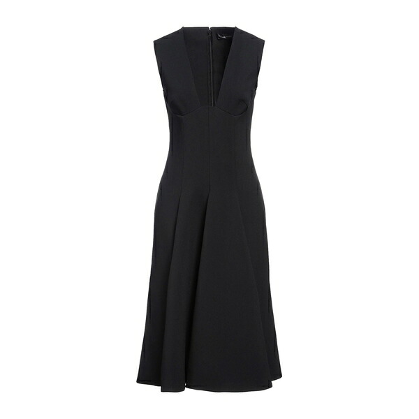 【貨物輸送無料】 ヴェルサーチ レディース 衣裳 トップス Midi dresses Black
