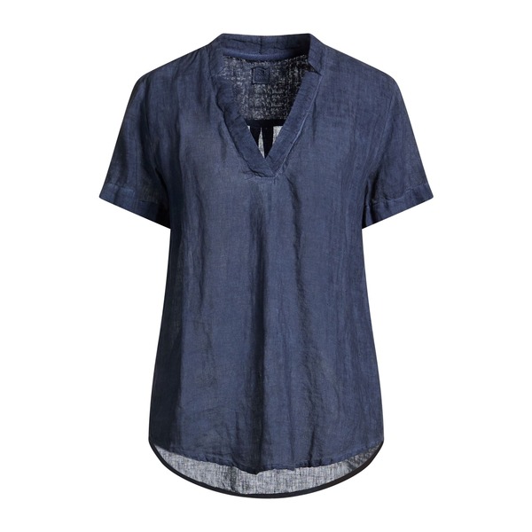 【送料無料】 １２０％リノ レディース Tシャツ トップス Tops Blue