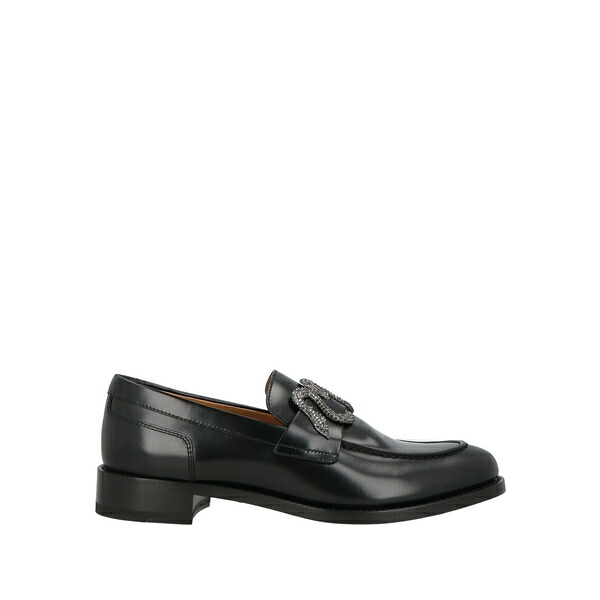 【送料無料】 ルネ カオヴィラ レディース スリッポン・ローファー シューズ Loafers Black|asty
