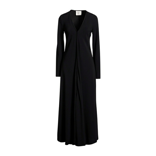 【送料無料】 フォルテ フォルテ レディース ワンピース トップス Maxi dresses Black｜asty