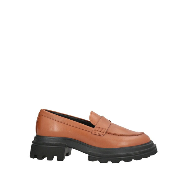 【送料無料】 ホーガン レディース スリッポン・ローファー シューズ Loafers Brown