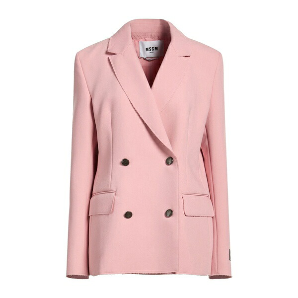 【送料無料】 エムエスジイエム レディース ジャケット＆ブルゾン アウター Blazers Pink