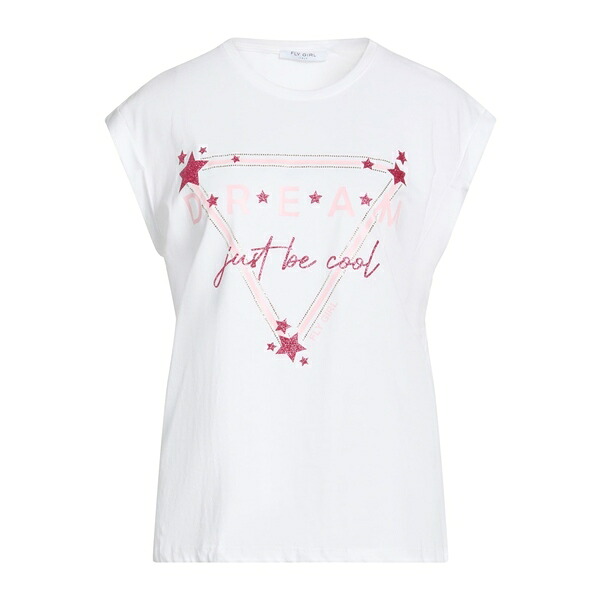 【貨物輸送無料】 飛球 うしろ帯 レディース プルオーバー トップス T-shirts White