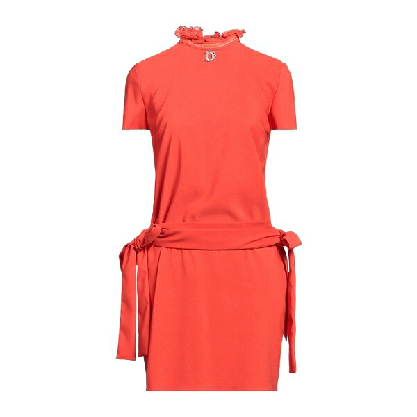 【送料無料】 ディースクエアード レディース ワンピース トップス Mini dresses Red
