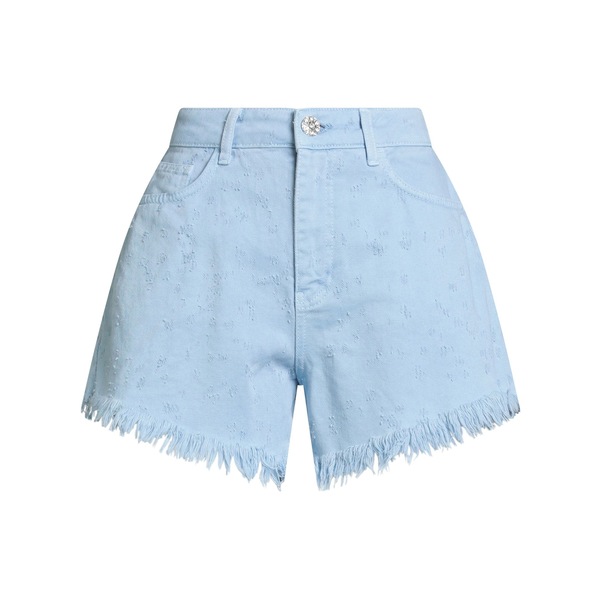 【送料無料】 ビーエスビー レディース デニムパンツ ボトムス Denim shorts Azure｜asty