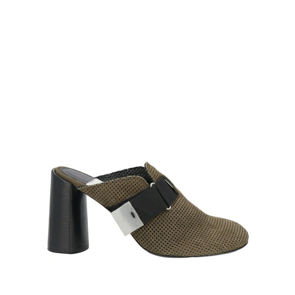 【送料無料】 プレミアータ レディース サンダル シューズ Mules & Clogs Green