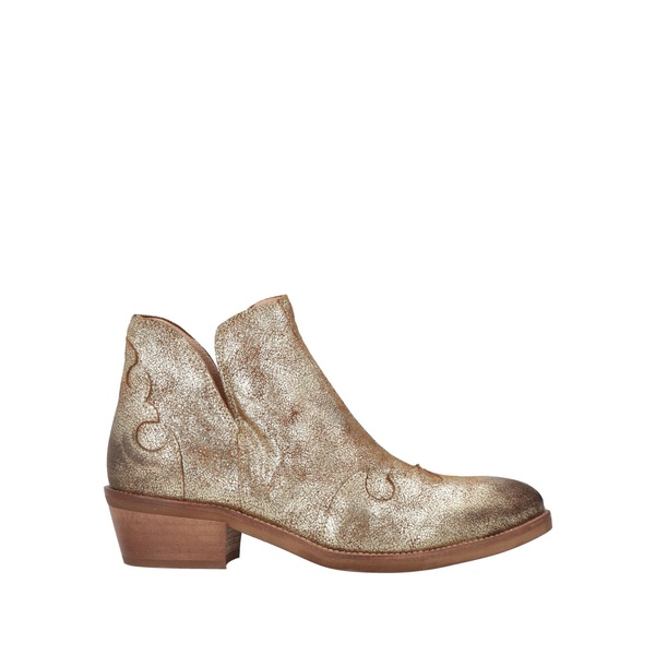 【貨物輸送無料】 キアリーニ ボローニャ レディース ブーツ シューズ Ankle boots Gold