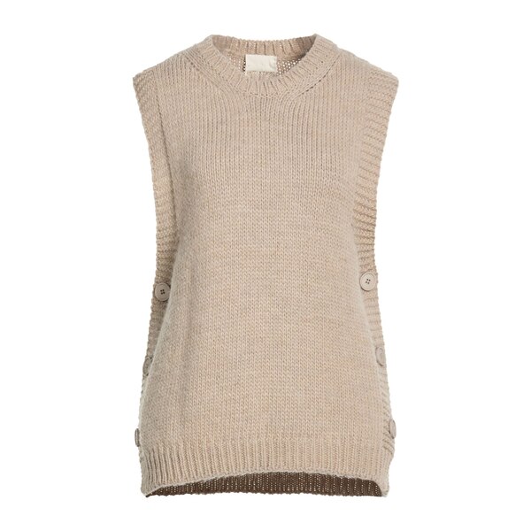 【送料無料】 アンジェラ デイヴィス レディース ニット&セーター アウター Sweaters Beige