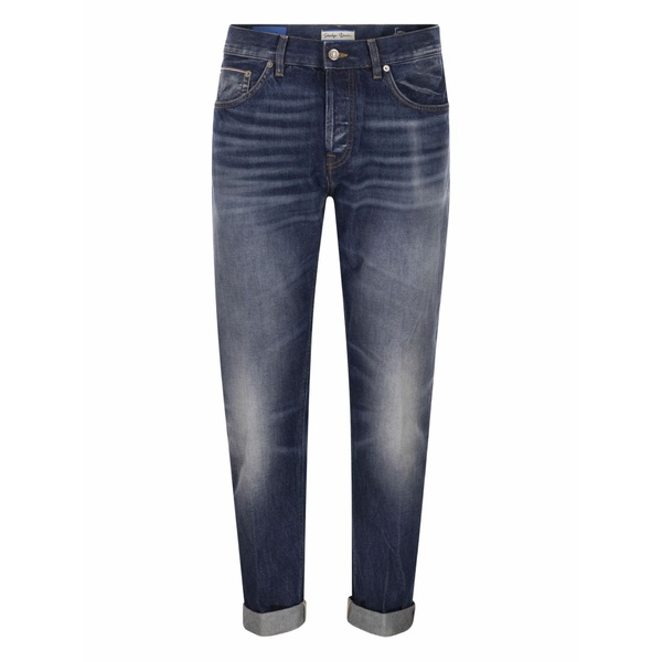 ドンダップ メンズ デニムパンツ ボトムス Five pocket icon denim trousers Blue|asty