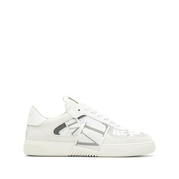 ヴァレンティノ ガラヴァーニ メンズ スニーカー シューズ Vl7n low-top leather sneakers White｜asty