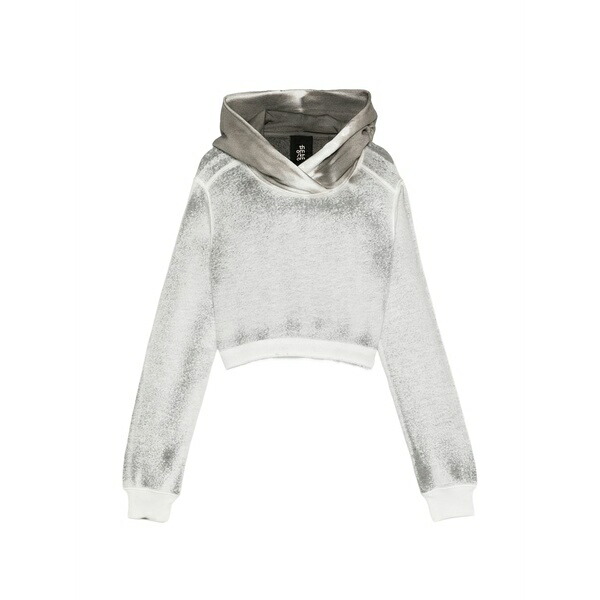 トム・クロム レディース ニット&セーター アウター Hooded knitted top Grey|asty