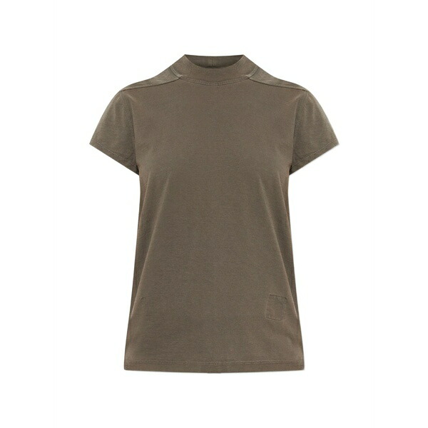 リックオウエンス レディース プルオーバー トップス Pocket t-shirt Brown