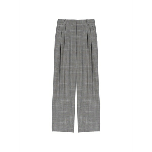 マージュ レディース カジュアルパンツ ボトムス Checked-pattern trousers Grey｜asty