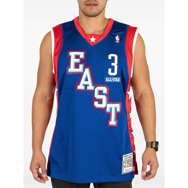 ミッチェル&ネス メンズ Tシャツ トップス X nba 2004 all-star east top Blue｜asty