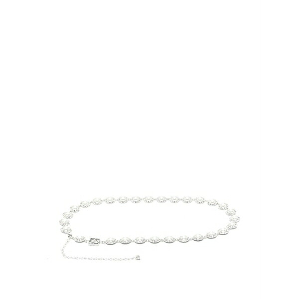 マグダ・ブトリム レディース 三尺帯 付属物 Pearl-crystal chain belt Silver