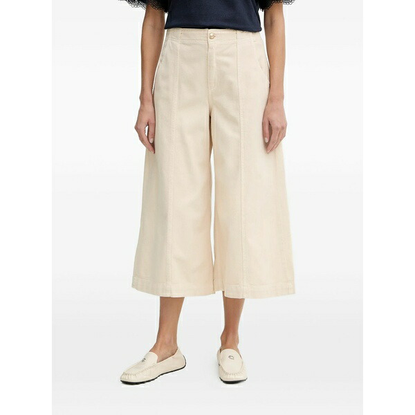 ツインセット レディース デニムパンツ ボトムス Panelled culottes Neutrals｜asty