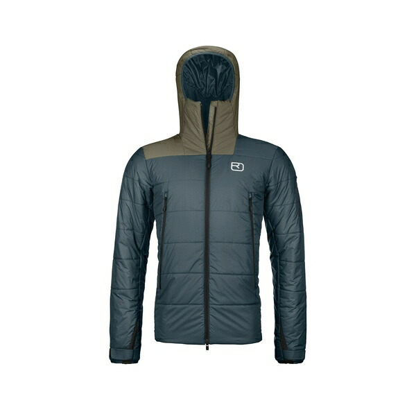 オルトボックス メンズ ジャケット&ブルゾン アウター Zinal quilted-hooded jacket Blue|asty
