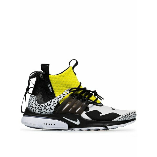 ナイキ メンズ スニーカー シューズ X acronym air presto mid \"dynamic yellow\"" sneakers Black"