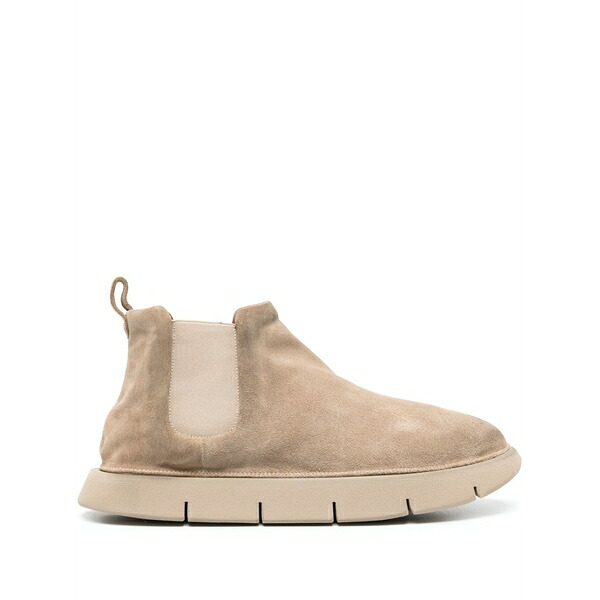マーシル メンズ ブーツ シューズ Intagliata suede chelsea boots Neutrals