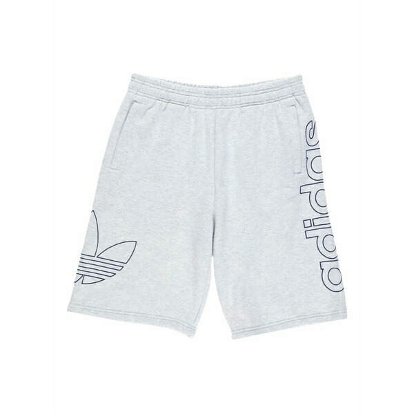 アディダス メンズ 心地よいズボン下 ボトムス Outline french terry shorts Grey