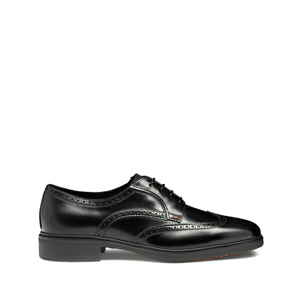 サントーニ メンズ 御召しものシューズ シューズ Easy brogues Black