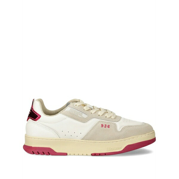 ブラウアー レディース スニーカー シューズ Panelled lace-up sneakers White