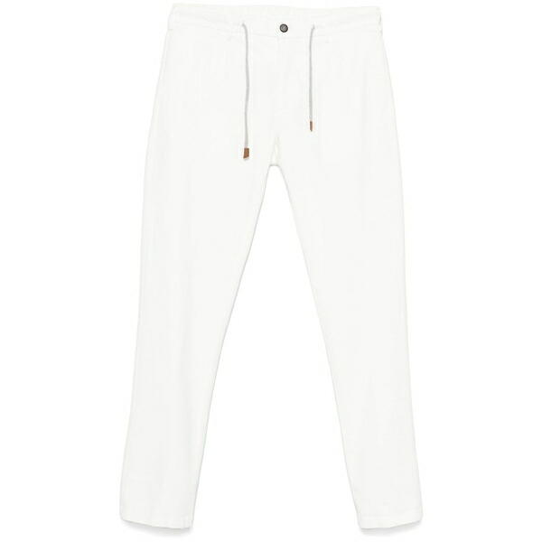 イレブンティ メンズ カジュアルパンツ ボトムス Tapered trousers White｜asty