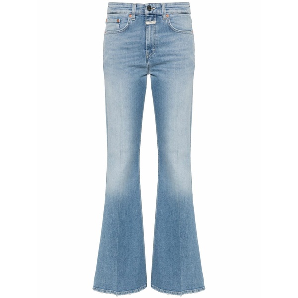 クローズド レディース デニムパンツ ボトムス Mid-rise bootcut jeans Blue|asty