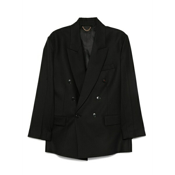 ヴィクトリア ベッカム レディース 上衣＆上衣 アウター Double-breasted blazer Black
