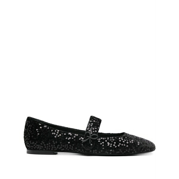 ロベルトフェスタ レディース サンダル シューズ Sequin-embellished ballerinas Black|asty