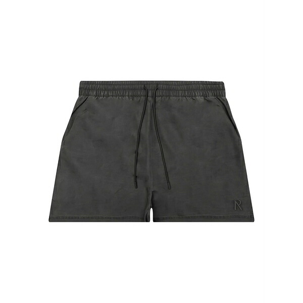 リプレゼント メンズ カジュアルパンツ ボトムス Smart logo-embroidered swim shorts Black