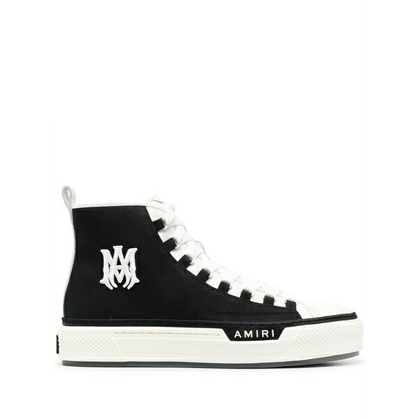 アミリ メンズ スニーカー シューズ M.a. court high-top sneakers Black｜asty