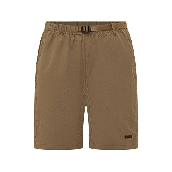 グラミチ メンズ カジュアルパンツ ボトムス Logo patch cargo shorts Brown｜asty