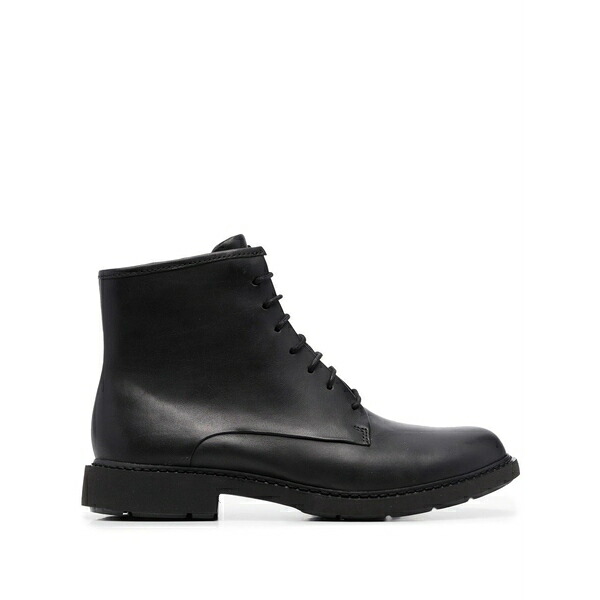 カンペール レディース ブーツ シューズ Ankle lace-up fastening boots Black