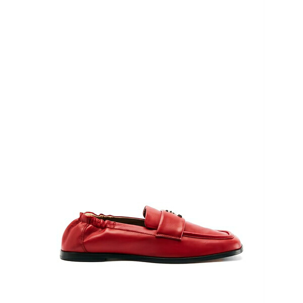 パトリツィア ペペ レディース スリッポン・ローファー シューズ Square-toe loafers Red