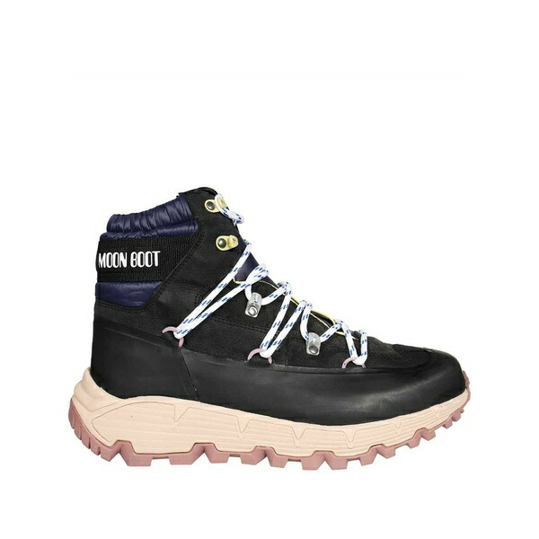 お月さまブーツ メンズ ブーツ シューズ Lace-up ankle boots Black