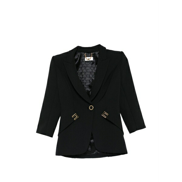 エリザベスフランキ レディース ジャケット＆ブルゾン アウター Single-breasted blazer Blue｜asty