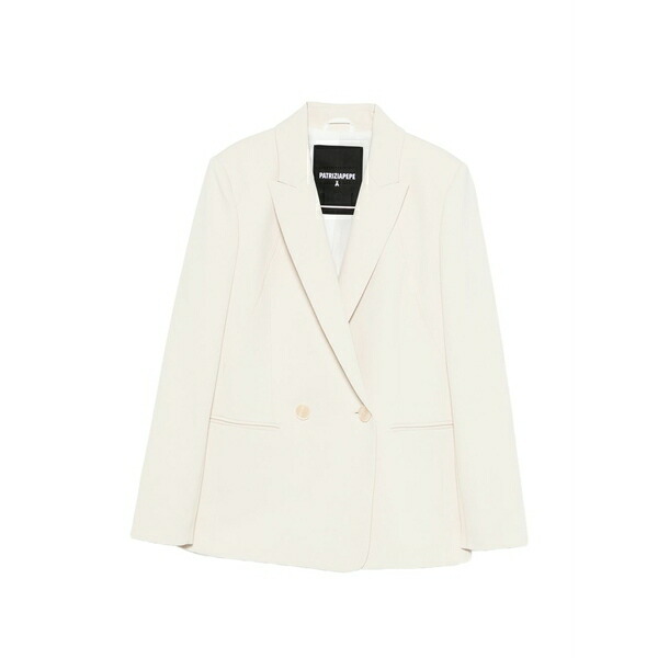 パトリツィア ペペ レディース 上衣＆上衣 アウター Double-breasted blazer Neutrals