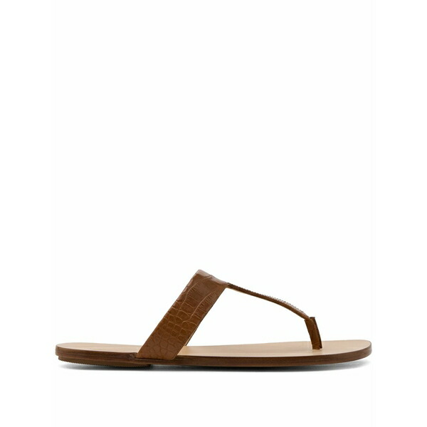 マーシル メンズ サンダル シューズ Sottile croc-effect t-赤ちょうちん sandals Brown