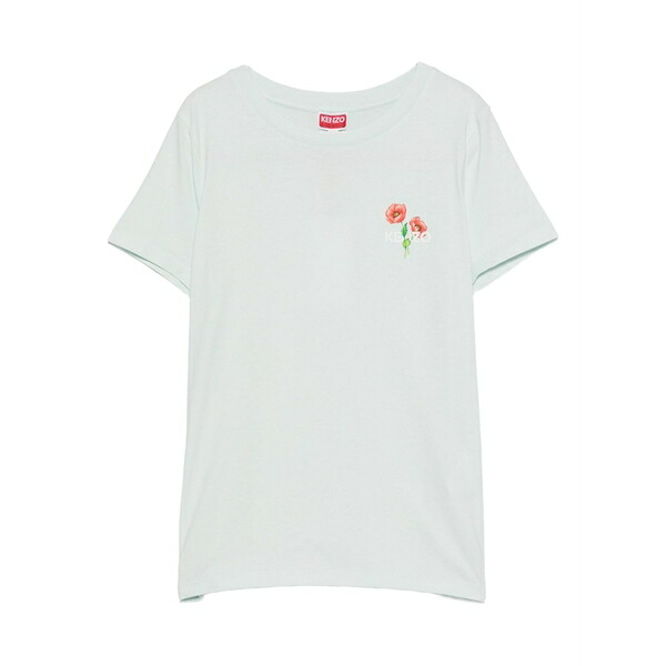 ケンゾー レディース プルオーバー トップス Flower-print t-shirt Green