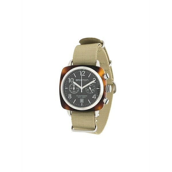 ブリストン メンズ ウオッチ 付属品 Clubmaster classic chrono 40粍 Green 腕時計-メンズ腕時計