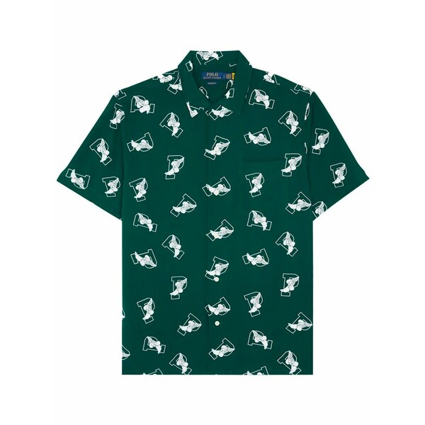 ラルフローレン メンズ プルオーバー トップス P-wing print shirt Green