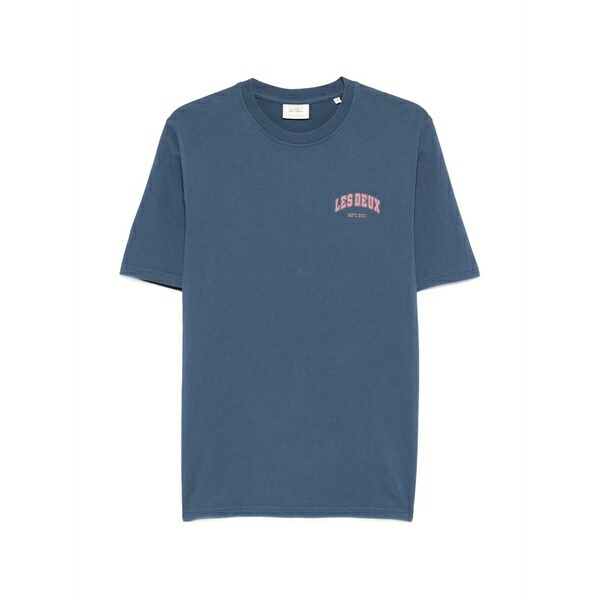 レ ドゥ メンズ Tシャツ トップス Brady short-sleeve t-shirt Blue｜asty