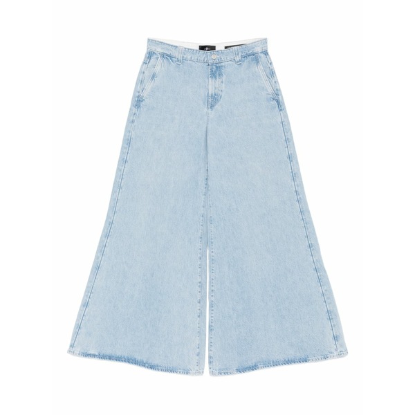 7フォーオールマンカインド レディース ジーンズズボン下 ボトムス Willow split-detail jeans  Blue