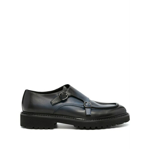 ドンカルズ メンズ 御召しものシューズ シューズ Double-buckle monk shoes Black