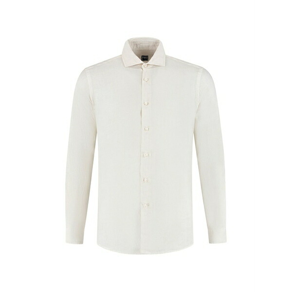 フェデーリ メンズ シャツ トップス Buttoned shirt Neutrals|asty