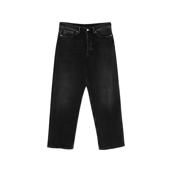 ナイン イン ザ モーニング メンズ デニムパンツ ボトムス Icaro tapered-leg jeans Black|asty