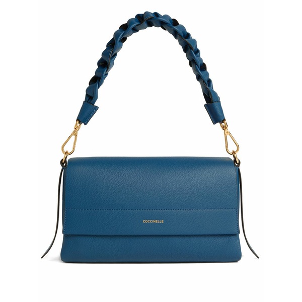 コチネレ レディース ショルダーバッグ 御徒面子 Small boheme braided-handle shoulder bag Blue
